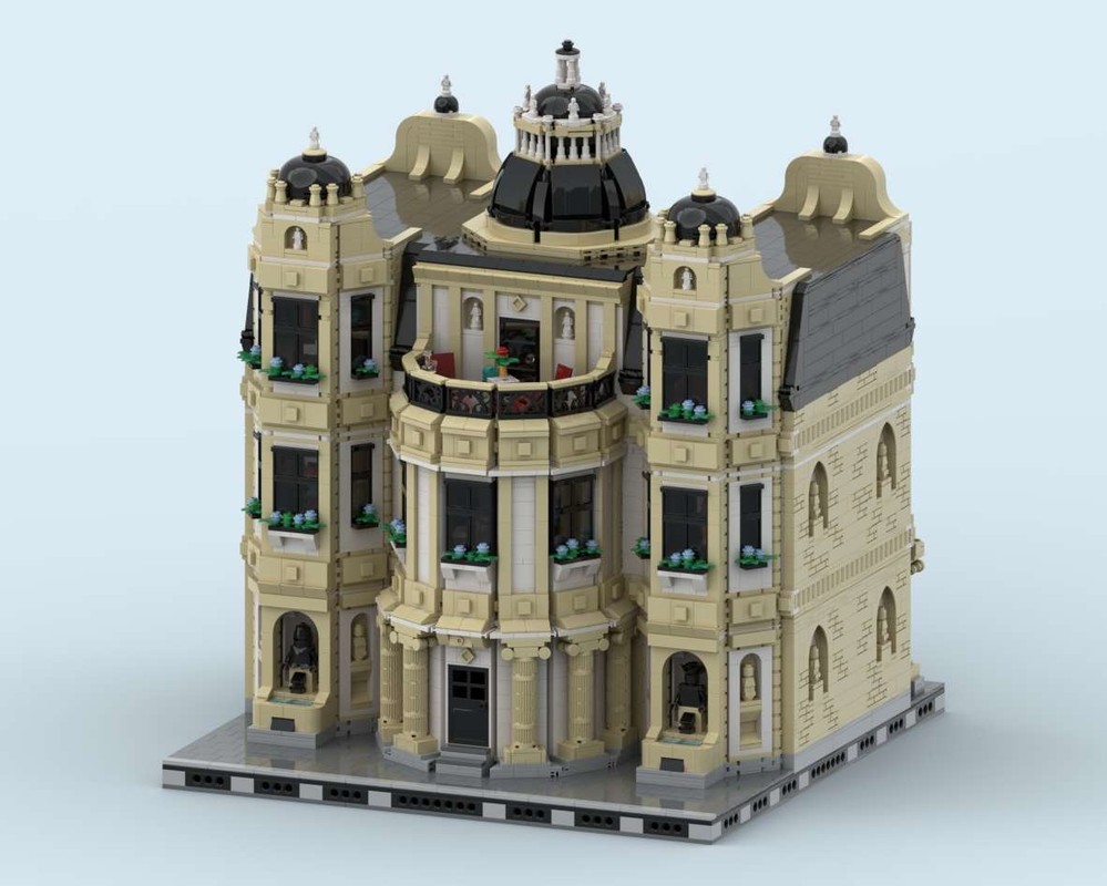 Lego The Livingstone Palais - Modular Building on MILS plate.
