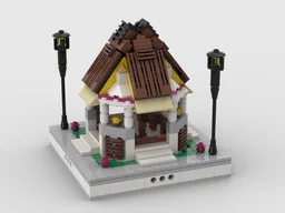 Colorful Gazebo for park - Mini modular city