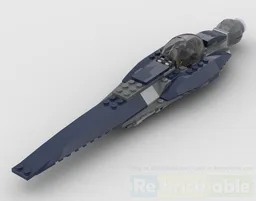 Chitex-class space superiority fighter: CIS blue