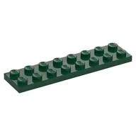 Plate 2 x 8 / Dark Green