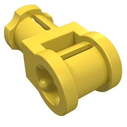 Technic Axle Connector with Axle Hole / Yellow