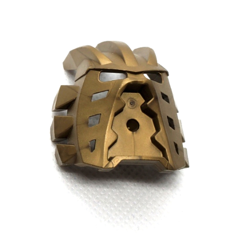 Lego Large Figure Mask Avohkii / Flat Dark Gold