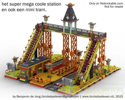 [9YO BUILDER] Super Mega Cool Station and Tram
