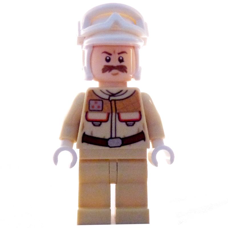 Lego Rebel Officer in Hoth Outfit, White Hat