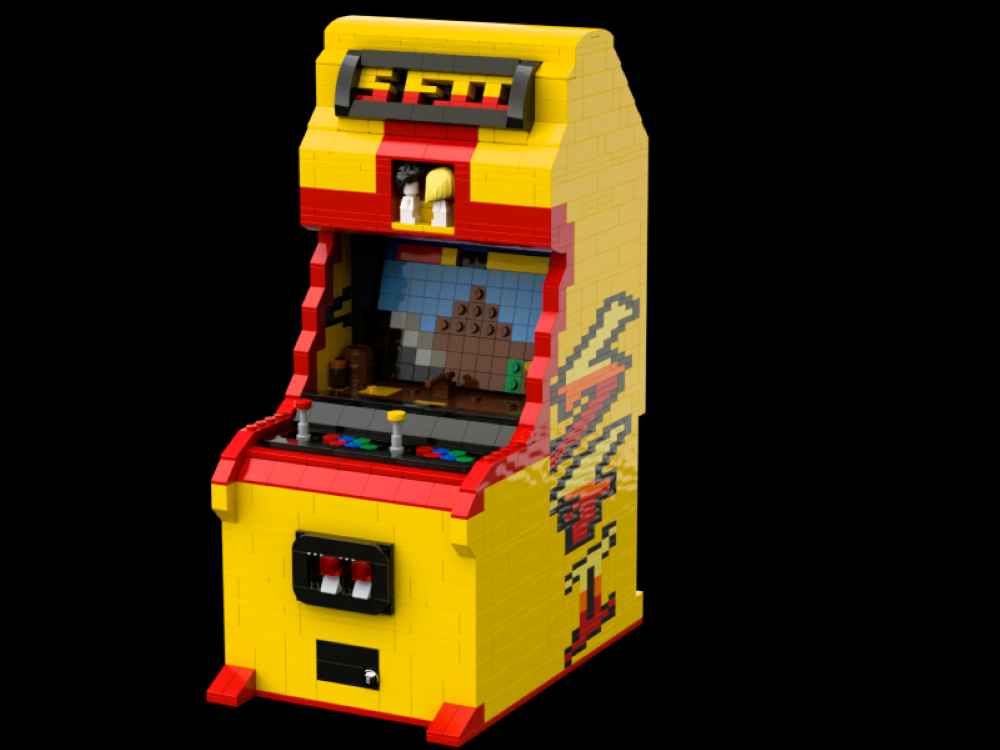 Lego Street Fighter 2 Arcade Machine