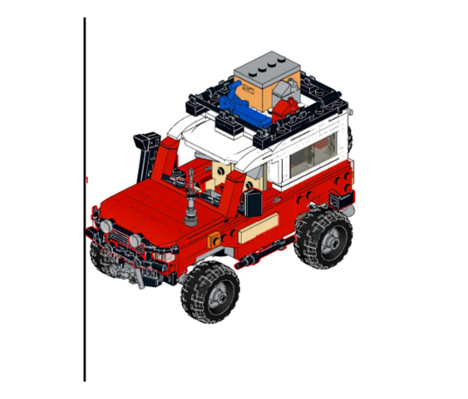 Lego LJ 73 Toyota Landcruiser