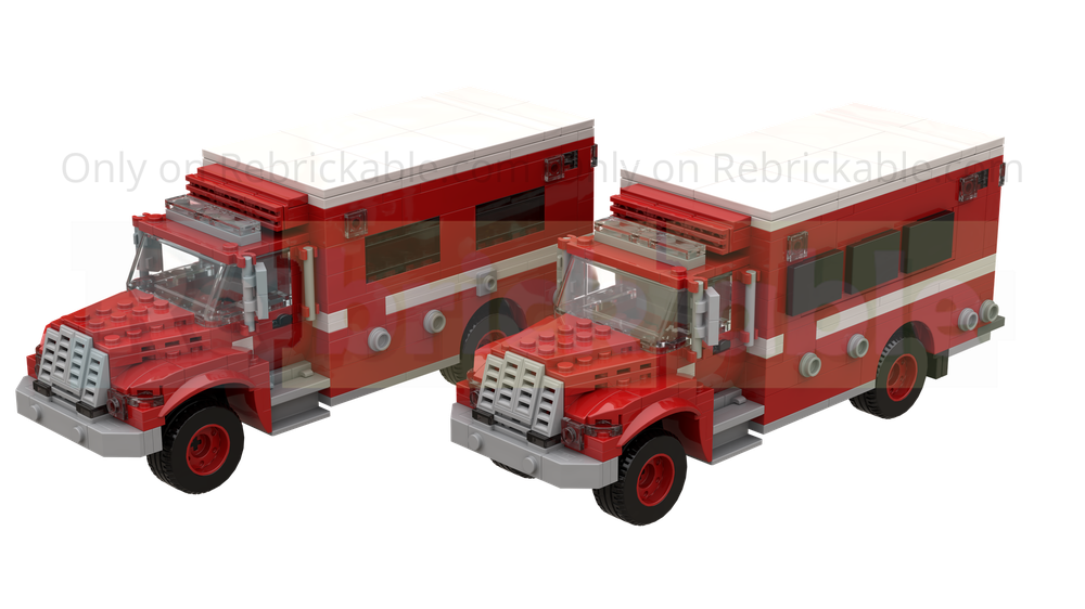 Lego Fire Department Wildland Crew Truck Bundle Pack