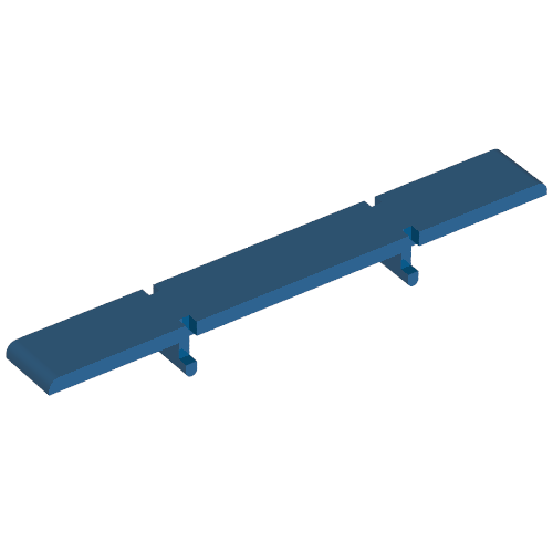 Lego Train Signal Circuit-Breaker Bar / Blue