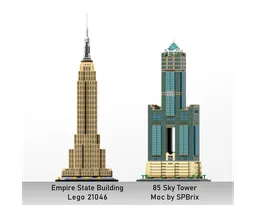 85 Sky Tower 1:800 Scale
