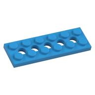 Lego Technic Plate 2 x 6 [5 Holes] / Dark Azure
