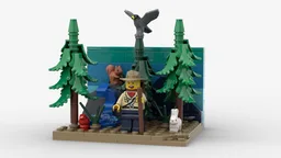 Lost: A Forest Diorama