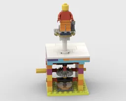 Minifigure Presentation Display Mechanics POC I
