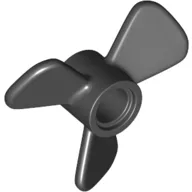 Propeller 3 Blade 3 Diameter with Pin Hole / Black