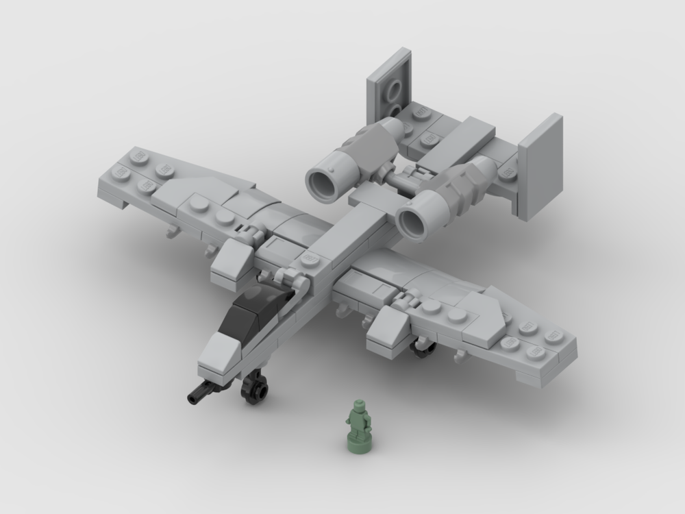 Lego A10ThunderboltII/Warthog (1:125 Scale)