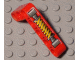 Lego Technic, Liftarm, Modified Bent Thick L-Shape 3 x 5 with Shock Absorber Pattern (Sticker) - Set 8241