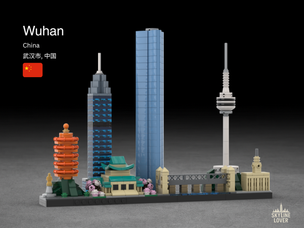 Lego Wuhan Skyline
