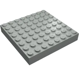 Brick 8 x 8 / Light Gray