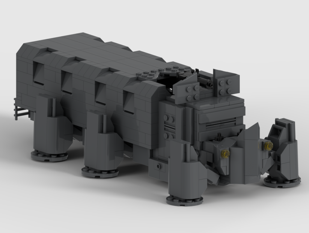Lego Mutter Nashorn (mother rhino) troop transporter