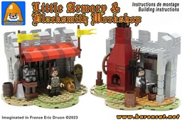RB Armory Shop & Blacksmith Workshop 2 moc models.
