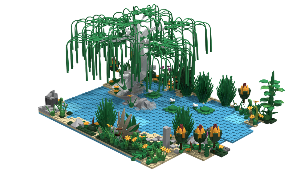 Lego Big Diorama: Part 15 The Riverbank