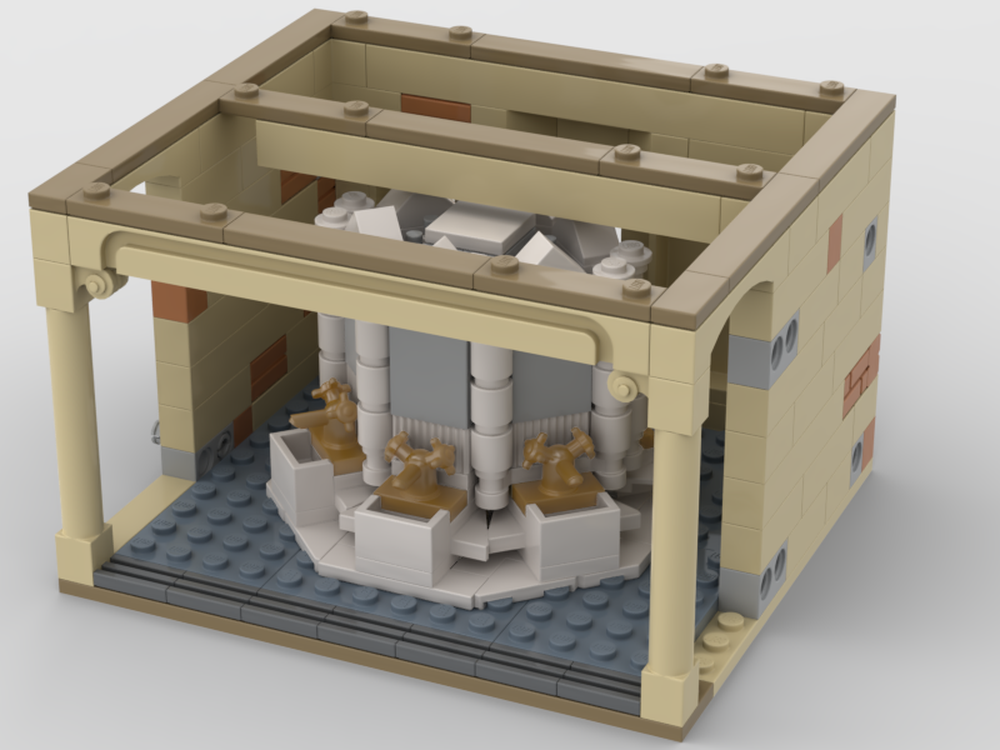 Lego Girls Bathroom Sink - Chamber of secrets enterance