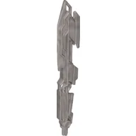 Large Figure Weapon Sword, Skull Warrior / Flat Silver