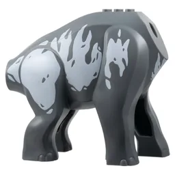 Animal, Dinosaur, Brachiosaurus Body with White Markings Print / Dark Bluish Gray
