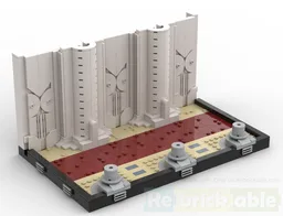 Jeedi temple corridor diorama