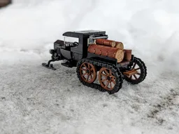 Ford T snowmobile