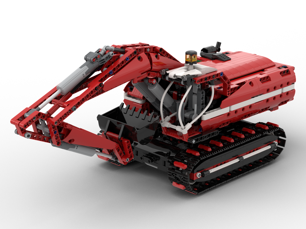 Lego 8043 Excavator MOC - Sbrick full RC