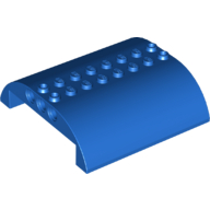 Lego Brick Curved 8 x 8 x 2 Double / Blue