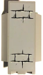 Panel 3 x 3 x 6 Corner Wall with Bricks, Black Mortar and White Highlights Pattern B (Sticker) - Set 7094