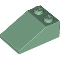 Brick Sloped 33° 3 x 2 / Sand Green