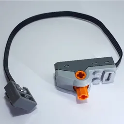 Pole Reverser, Power Functions, Black Wire / Light Bluish Gray