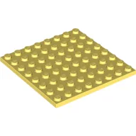 Plate 8 x 8 / Bright Light Yellow