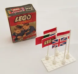 International Flags - Britain, France, Austria, Portugal, LEGO
