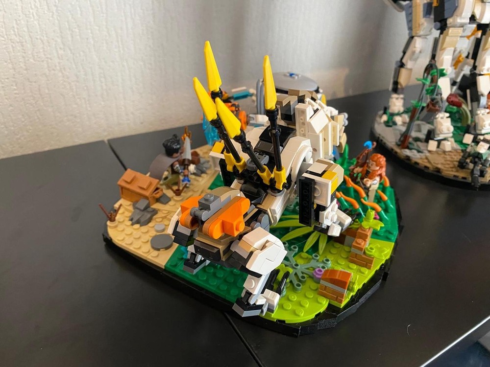 Lego Display base for 77037 Aloy & Varl vs. Shell-Walker & Sawtooth
