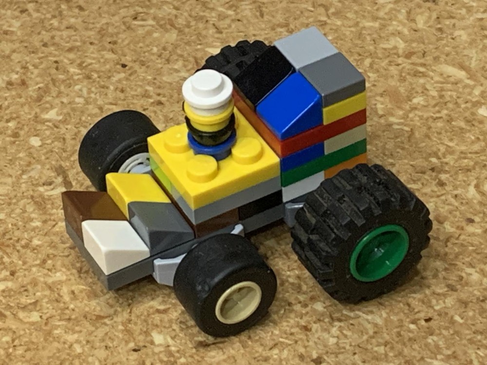 Lego Pulling Tractor