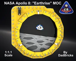 Apollo 8 "Earthrise": Command Module Hatch Window- 1:1.1 Scale