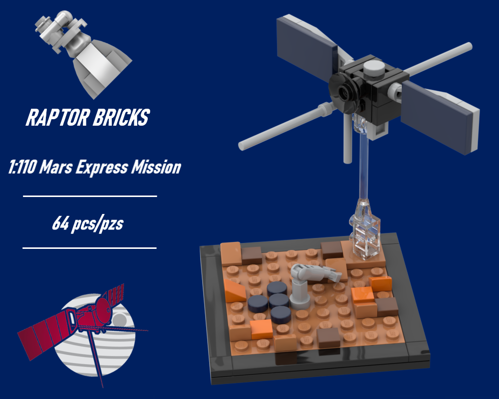 Lego 1:110 Scale Mars Express Mission