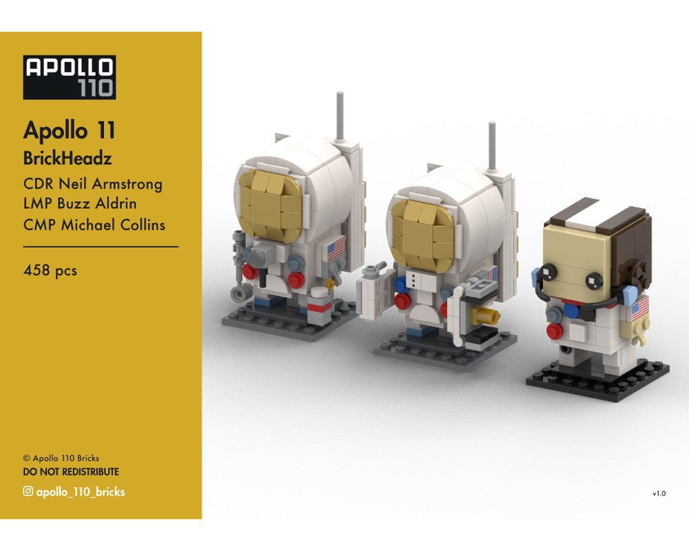 Lego Apollo 11 BrickHeadz