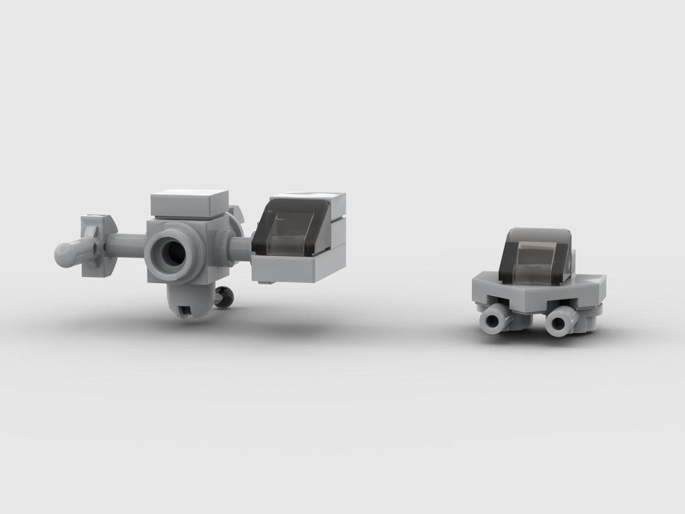 Lego Snowspeeder and Skispeeder