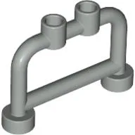 Bar 1 x 4 x 2 with Studs / Light Gray
