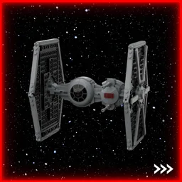 Imperial Tie Brute (midi scale based on set 75300)