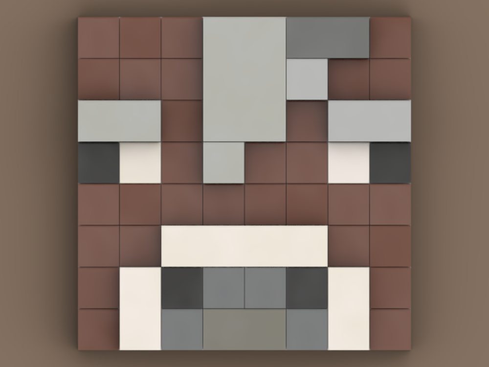 Lego Cow Face