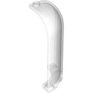 Panel 3 x 3 x 6 Corner Convex with Curved Top / Trans-Clear