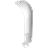 Lego Panel 3 x 3 x 6 Corner Convex with Curved Top / Trans-Clear