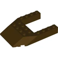 Brick Wedged, Sloped 6 x 8 Cutout / Dark Brown
