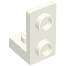 Bracket 1 x 1 - 1 x 2 Inverted / White