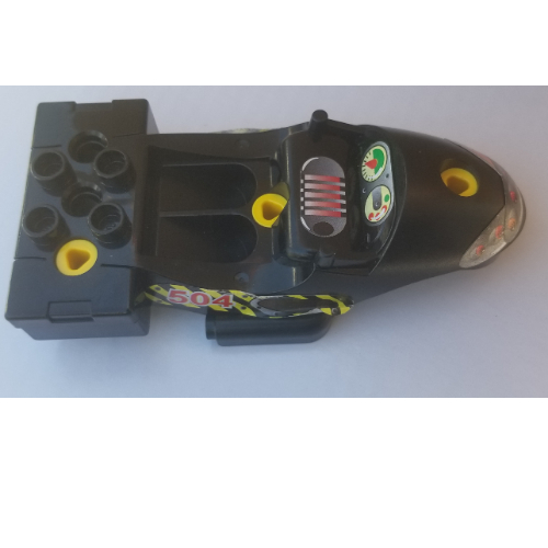 Lego Duplo Toolo Car, Racer Body 2 x 2 Studs in Back / Black